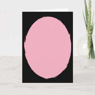 Rosa Osterhase Bauch Kostüm Shirt Osterhasen Karte