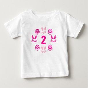 Rosa Ostern 2. Geburtstag Baby T-shirt
