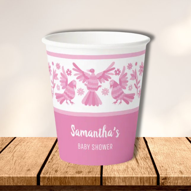 Rosa Otomi es ist ein Mädchen danke Pappbecher (Von Creator hochgeladen)