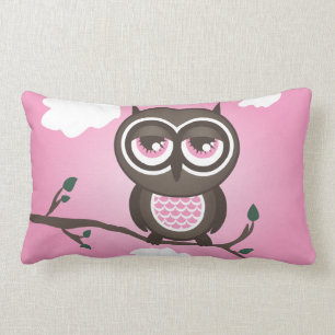 Rosa Owl American Mojo Throw Kissen