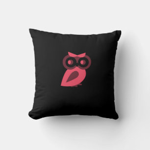 Rosa Owl Kissen