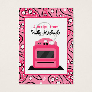 Rosa Paisley u. Retro Ofen-Rezept