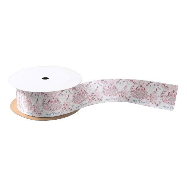 Rosa Palette William Morris Design Satinband (Spule)