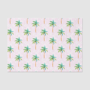 Rosa Palmen (Design 73 Pink Serie) Seidenpapier