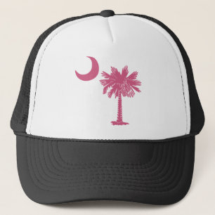 Rosa Palmetto-Mond Truckerkappe