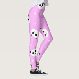 Rosa Panda-Leggings des Panda-| Baby4Life | Leggings