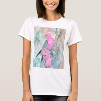 Rosa Papageien T-Shirt
