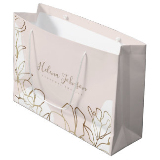 Rosa Papiertasche Große Geschenktüte