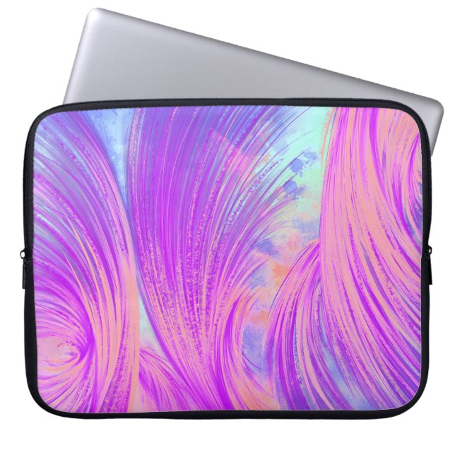 Rosa Parade Laptopschutzhülle (Vorderseite)