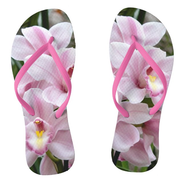 Rosa Paradies Flip Flops (Fußbett)