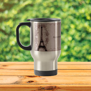 Rosa Paris Grunge Travel Mug Reisebecher