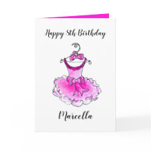 Rosa Party Kleid Tintenpatronen Geburtstag