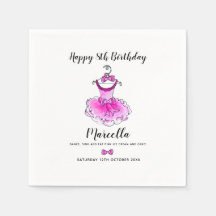 Rosa Party Mädchen Geburtstagsfeier