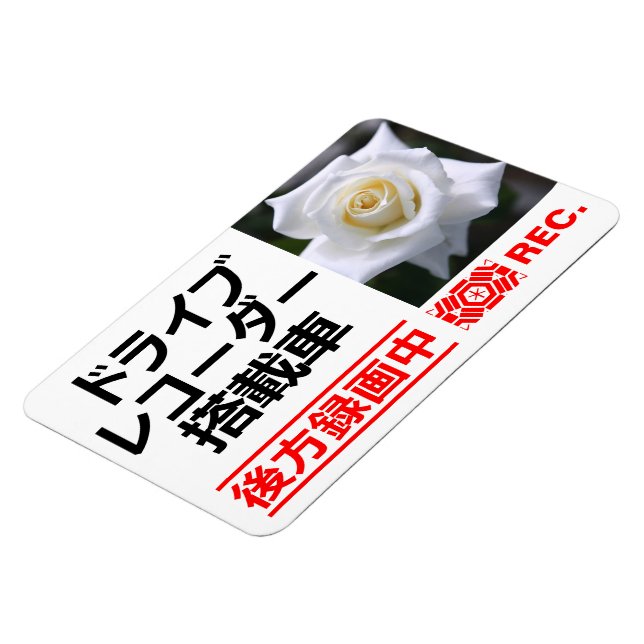 Rosa Pascali:Warning Magnet Plate(für Japanisch) (Linke Seite)
