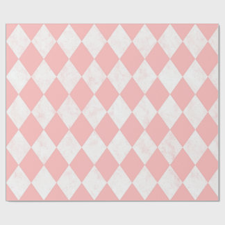 Rosa Pastell Harlekin Diamant Nahtloses Muster Gif Geschenkpapier