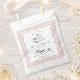 Rosa Pastell Kleiner Boo Geist Baby Shower Dessert Geschenktütchen