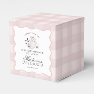 Rosa Pastell Kleiner Boo Geist Baby Shower Giebel Geschenkschachtel