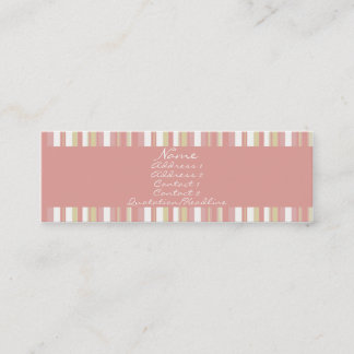Rosa Pastell • Profilecard Mini Visitenkarte