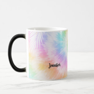 Rosa Pastell-Tie-Dye Girly Chic Verwandlungstasse