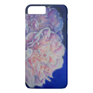 Rosa pastellblaue Aquarellmalerei Case-Mate iPhone Hülle