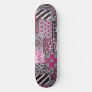 Rosa Patchwork Skateboard Deck