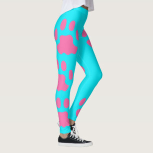 Rosa Paws Türkische Leggings