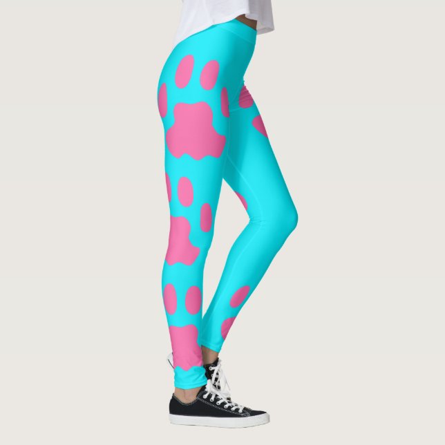 Rosa Paws Türkische Leggings (Rechts)