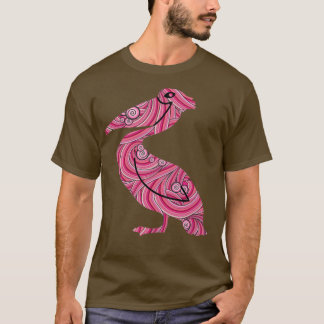 Rosa Pelikan T-Shirt