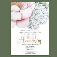 Rosa Peonie zum 1. Hochzeitstag
