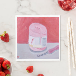 Rosa Perfektion Serviette