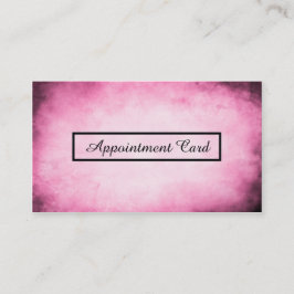 rosa Pergamentverabredungs-Erinnerung Terminkarte
