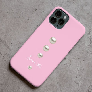 Rosa Perlen Case-Mate iPhone Hülle