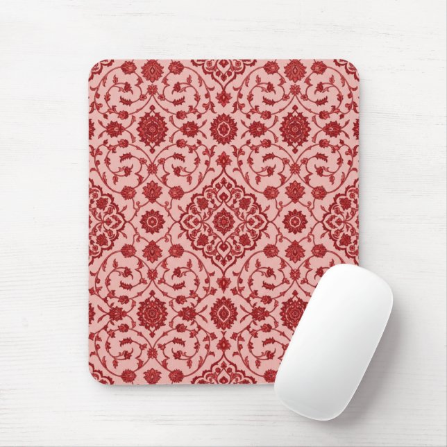 Rosa persischer Blumenmauspad Mousepad (Mit Mouse)