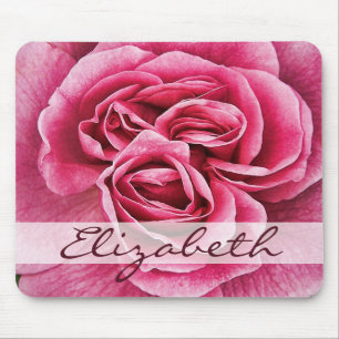 Rosa Personalisiert Mousepad