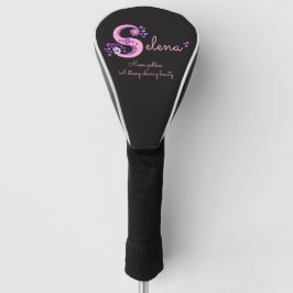 Rosa personalisierte Selena-Bezeichnung, d. h. Golf Headcover
