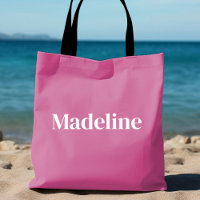 Rosa Personalisierte Tasche für Bachelorette