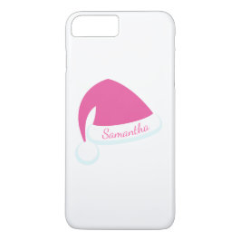 Rosa Personalisierte Weihnachtsmannmütze iPhone 7 Case-Mate iPhone Hülle