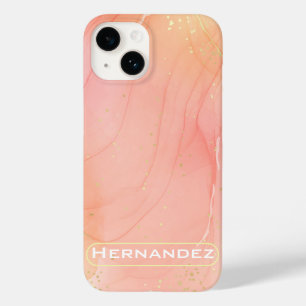 Rosa personalisierter stilvoller benutzerdefiniert Case-Mate iPhone 14 hülle