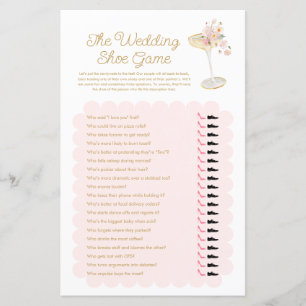 Rosa Petals und Prosecco Das Schuhspiel der Hochze