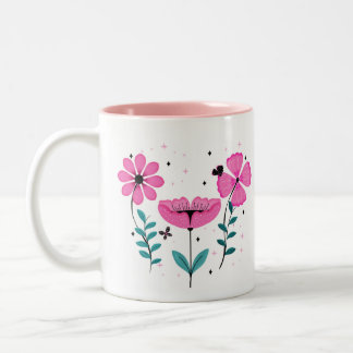 Rosa Petals Zweifarbige Tasse