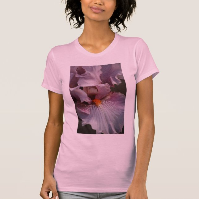 Rosa Petite rosa Iris-Shirt T-Shirt (Vorderseite)
