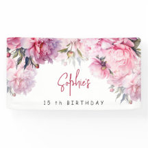 Rosa Pfannkuchen Geburtstagsparty Aquarell