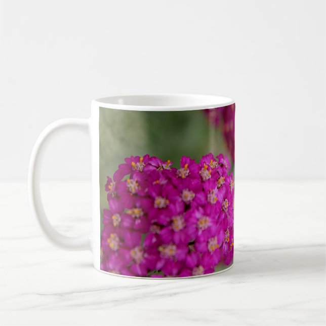 Rosa-Pfeil-Blume Kaffeetasse (Links)