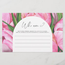 Rosa Pfennigfuchser - Wer bin ich Brautparty Briefpapier