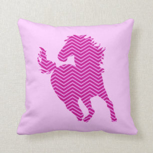 Rosa Pferdekissen Kissen