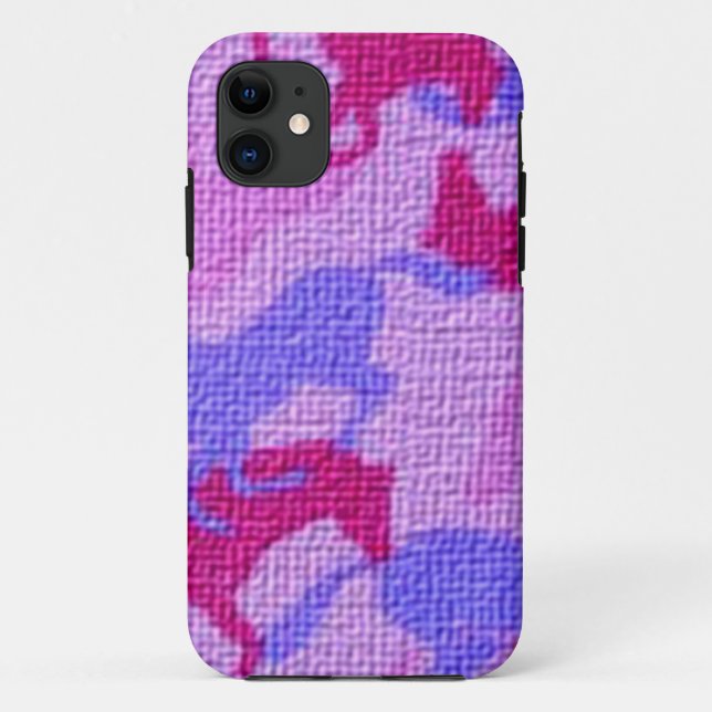 Rosa PferdeLeinwand Case-Mate iPhone Hülle (Rückseite)