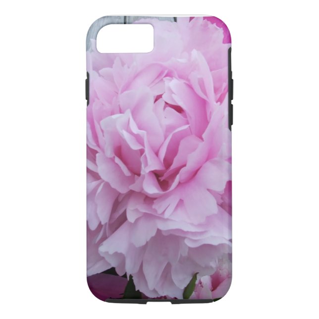 Rosa Pfingstrosen-Blume iPhone 7 Fall Case-Mate iPhone Hülle (Rückseite)