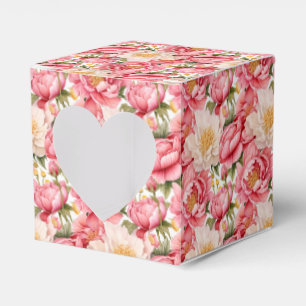 Rosa Pfingstrosen-Party-Geschenkbox Geschenkschachtel