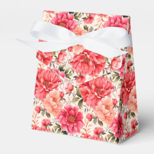 Rosa Pfingstrosen-Party-Geschenkbox Geschenkschachtel