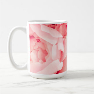 Rosa Pfingstrosen-Tasse Kaffeetasse